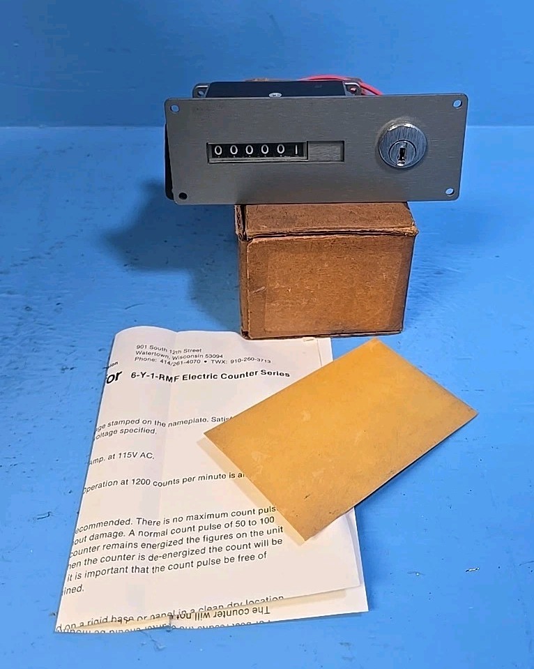 Eaton Durant 6-Y-1-2-RMF-PMU 115VAC 7 Watts Electric Counter