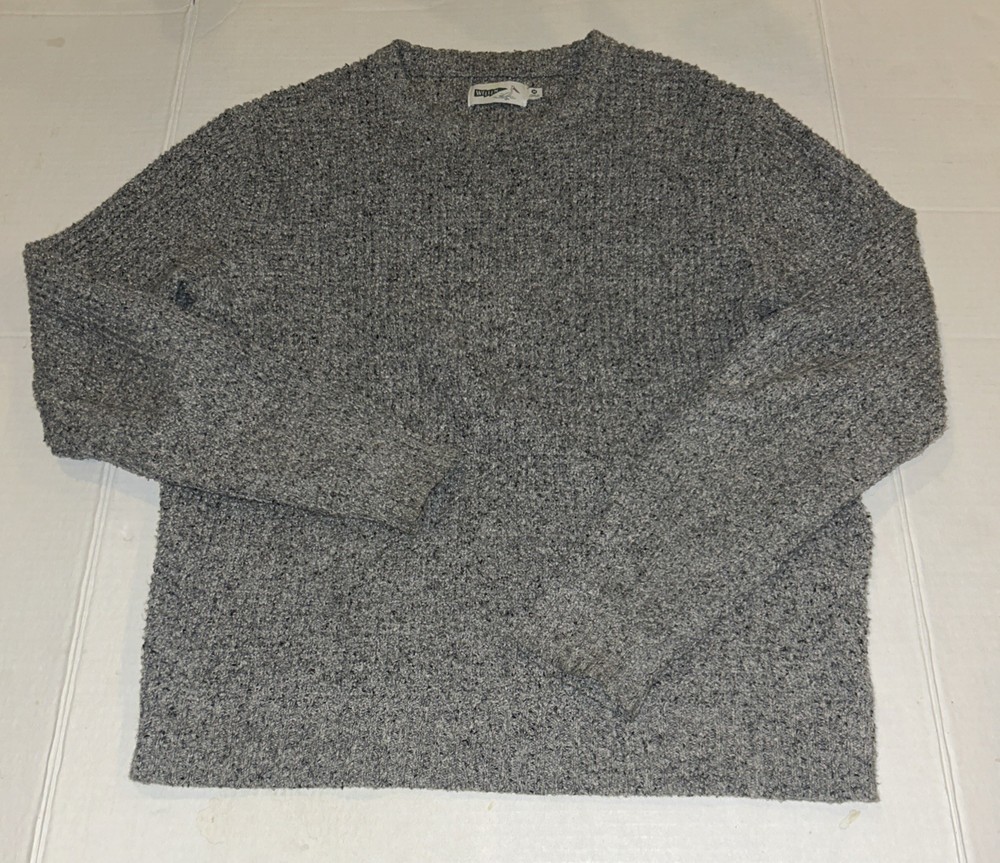 WELLEN HUCKBERRY Sweater Men’s Medium Recycled Cotton Blend Headlands Gray