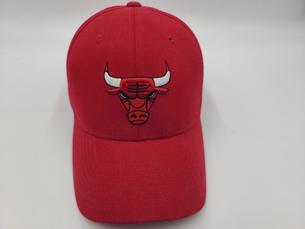 Vintage Chicago Bulls Nike Flex Fitted (Seems M-L) Hat Cap NBA Basketball Red