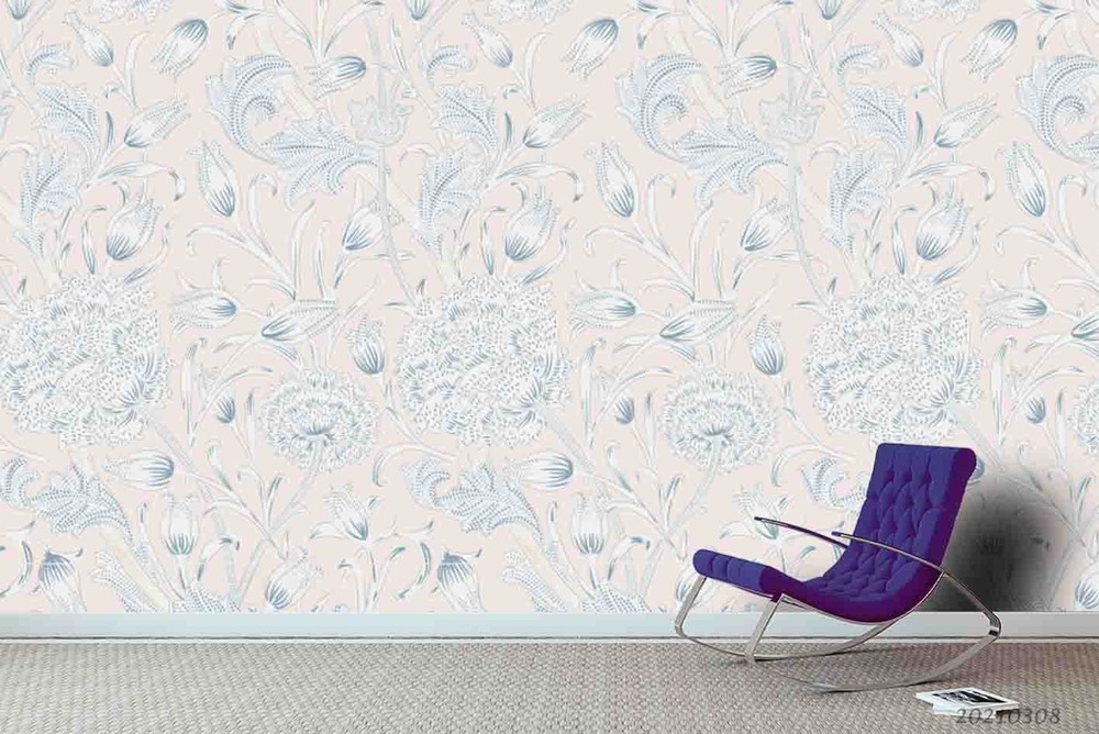 3D Flowers Plantation Pattern Wall Murals Wallpaper Murals Wall Sticker