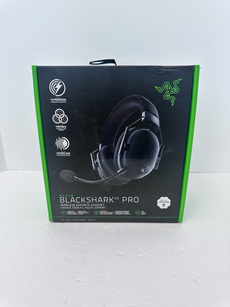 Razer BlackShark V2 Pro Wireless Gaming Headset Black 50mm Drivers THX Sound