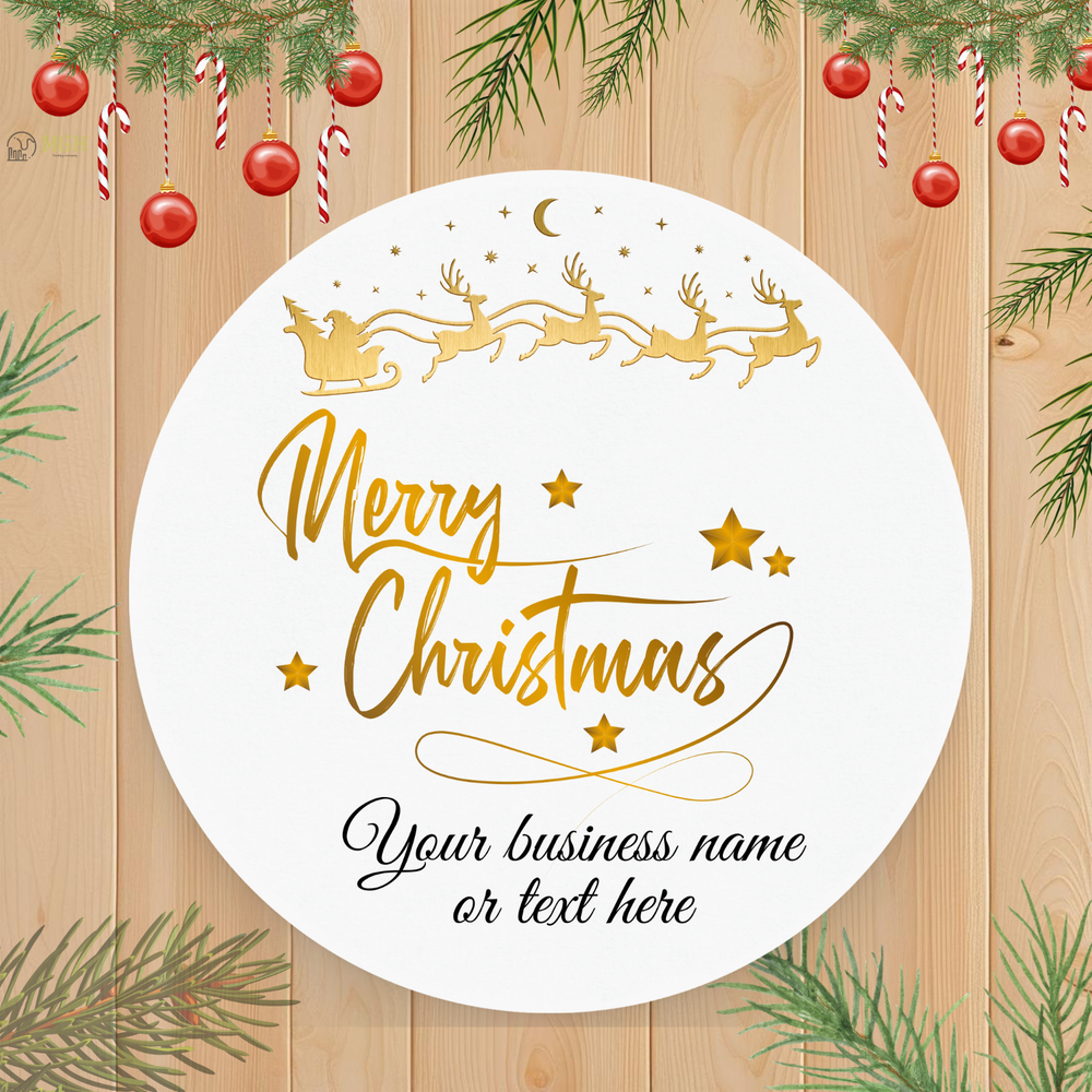 NAMED CHRISTMAS STICKERS LABELS GIFT, 4, 12, 21, 24 LABEL PER SHEET