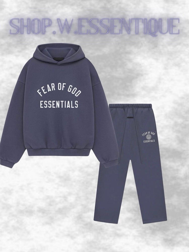 fear of god ESSENTIALS MARINE SET (hoodie & pants) Size-M *fast/free shipping*