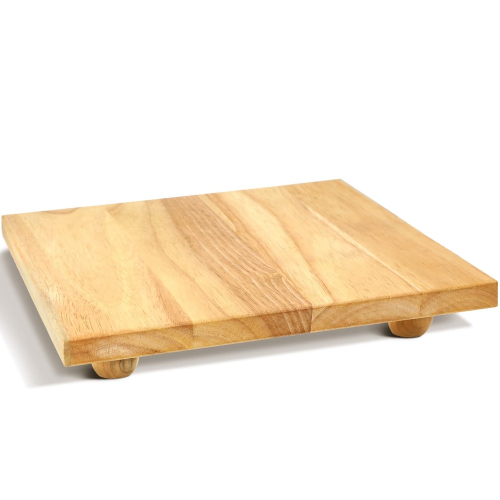 Wood Cutting Board With Feet Chopping Block Cutting Board Square Butcher Block W