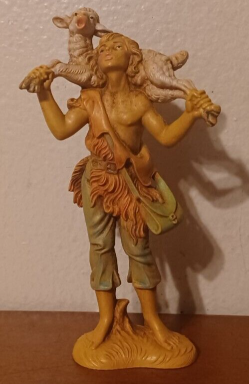 Vintage Fontanini Heirloom Nativity Gabriel the Shepherd Made in Italy