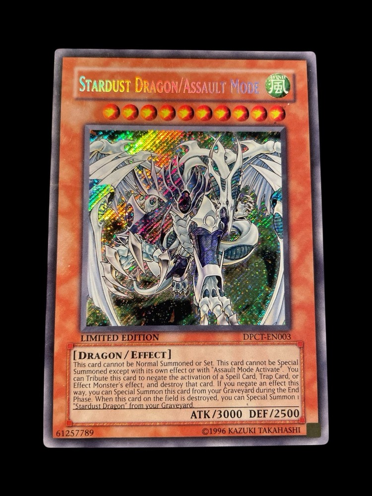 Stardust Dragon Assault Mode DPCT-EN003 Secret Rare YuGiOh Card