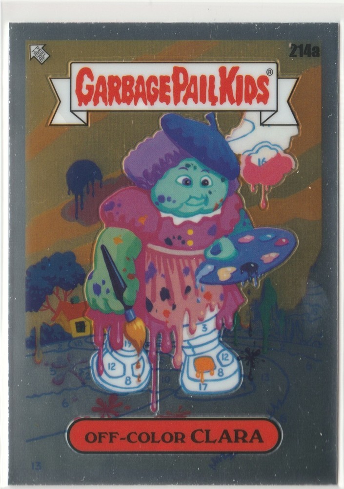 Off-Color Clara #214a Garbage Pail Kids GPK 2023 Chrome Series 6 CS6 Trading Card