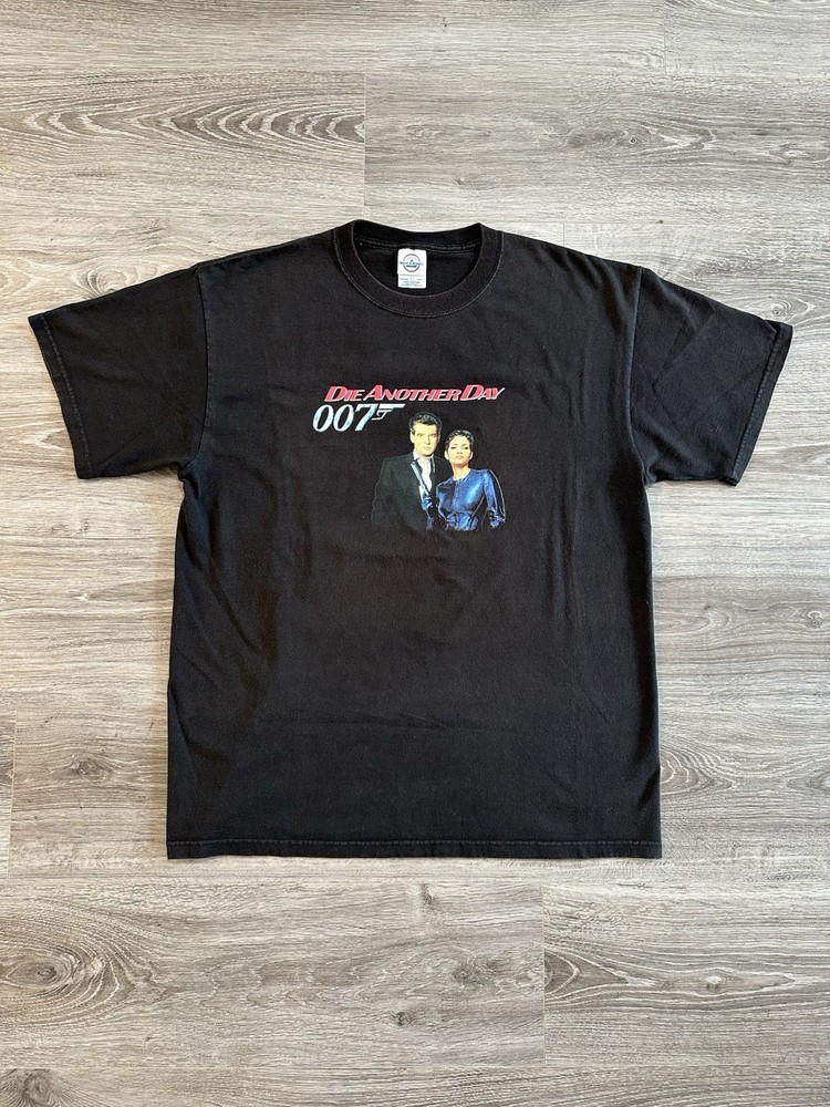 Vintage Y2K James Bond 007 Hollywood T-shirt Delta Pro Weight Men’s L RARE