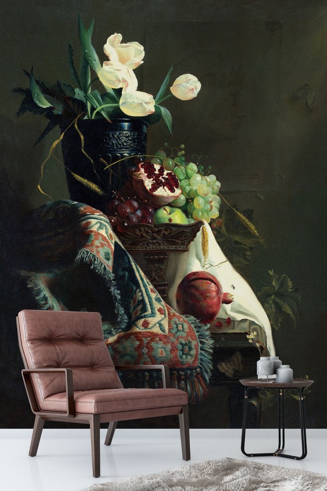 3D Still Life Oil Painting Wall Murals Wallpaper Murals Wall Sticker