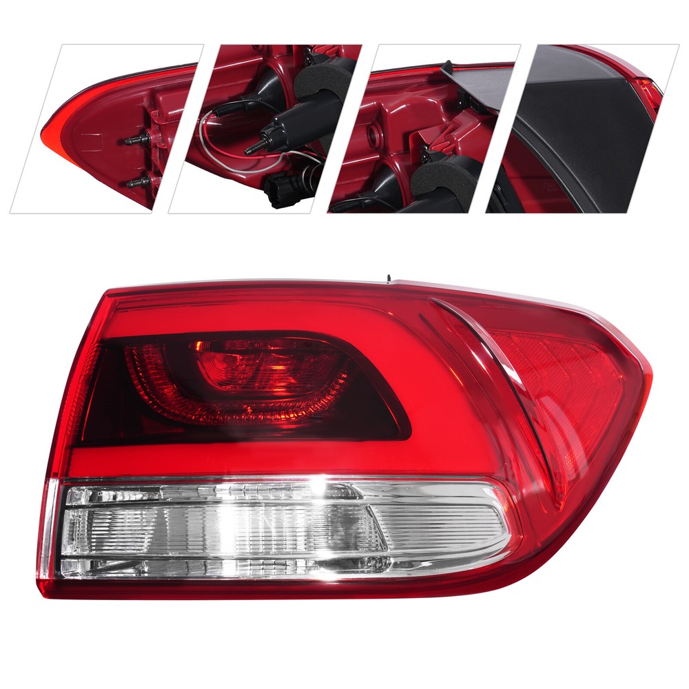 Right For 2016-2018 Kia Sorento LED Rear Bumper Tail Light Brake Lamp Outside