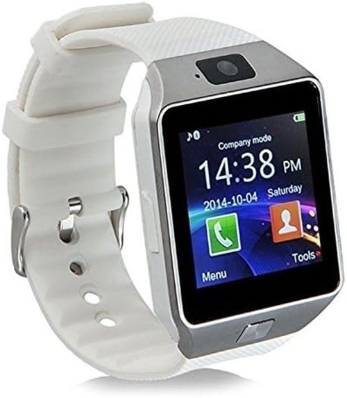 White Smart Watch W/Camera Bluetooth Phone Mate For Android iOS Samsung iPhone