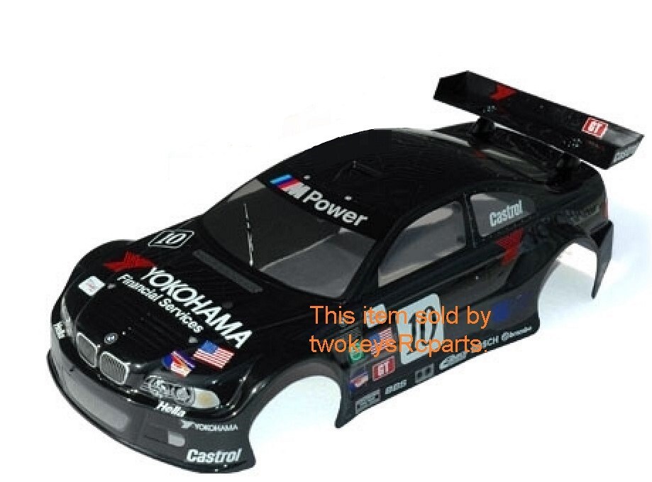 Carrocería Lexan transparente 1:10 RC BMW M3 DTM 200mm traje Traxxas touring, drift o race.