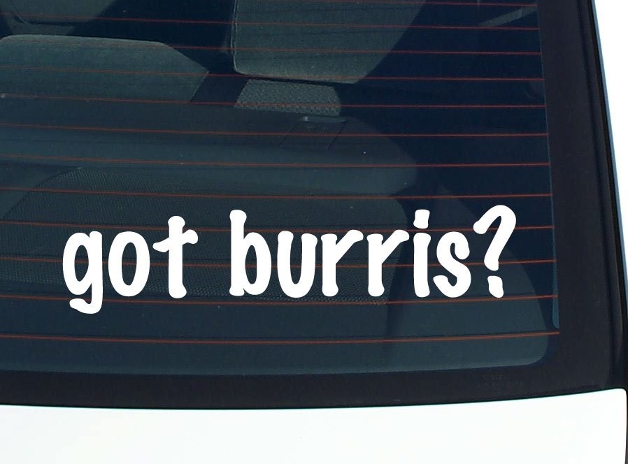 Got Burris Funny Last Name Car Decal Bumper Sticker Vinyl Window Pride