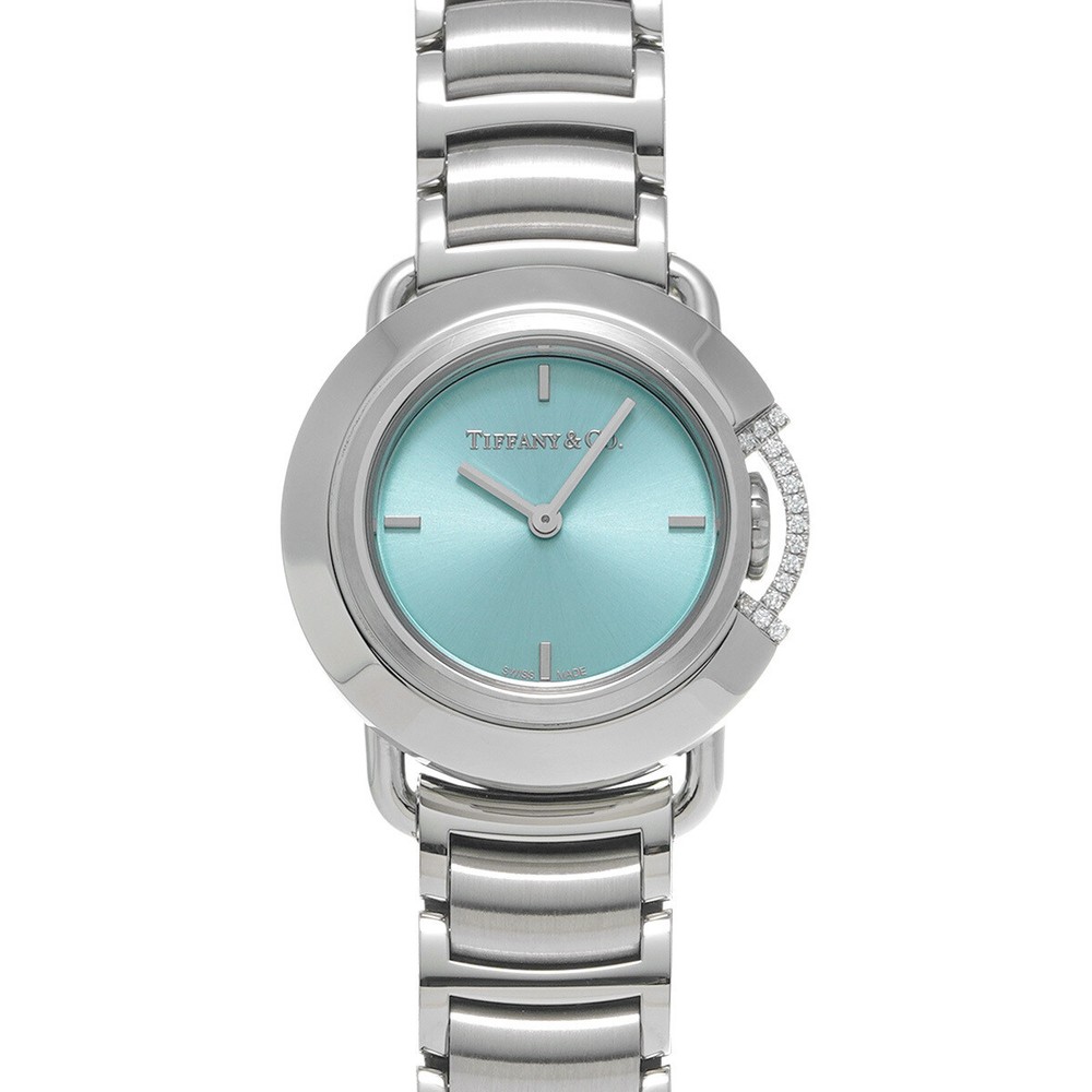 TIFFANY Co. Tiffany Tiffany T Diamond 68477409 Women s Watch Quartz A Rank Used