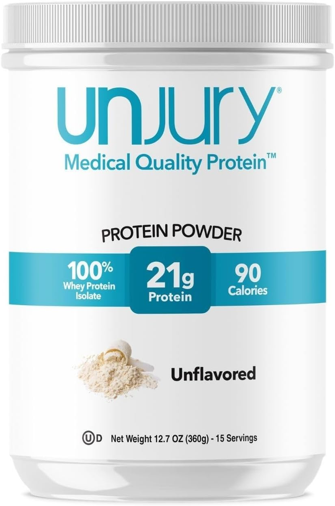 Unflavored Protein Powder | 21G 100% Whey Isolate Protein Powder | Unflavored Wh