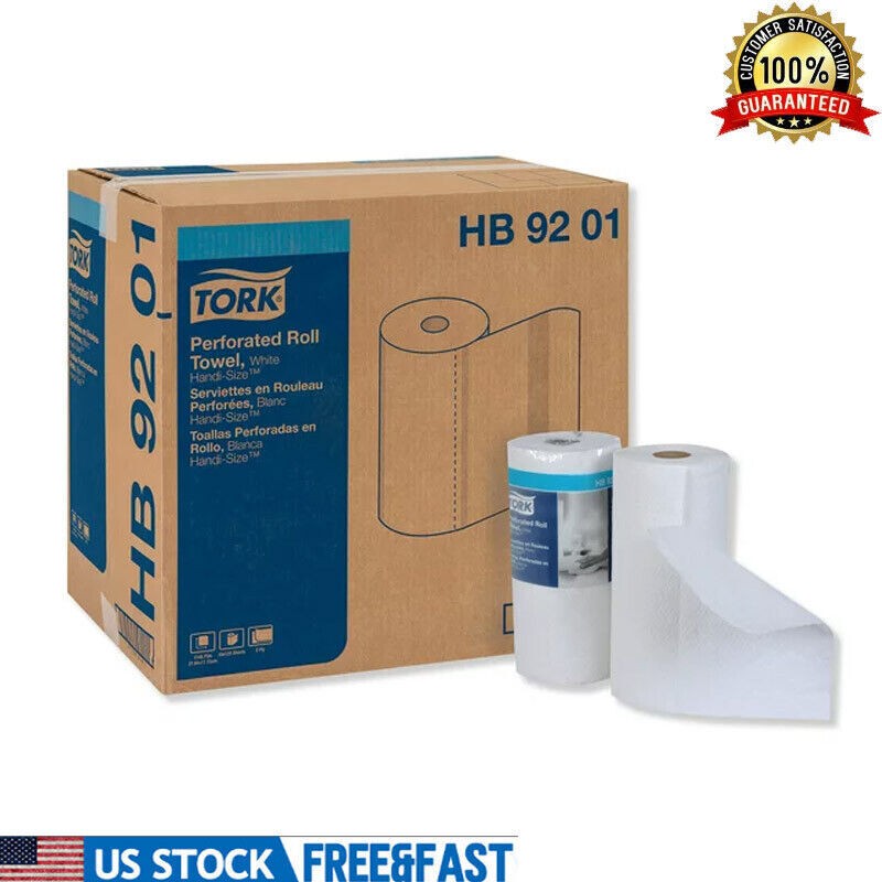 Soft 2-Ply Perforated Paper Towels 120/Roll 30/Carton for Kitchen & Household Use