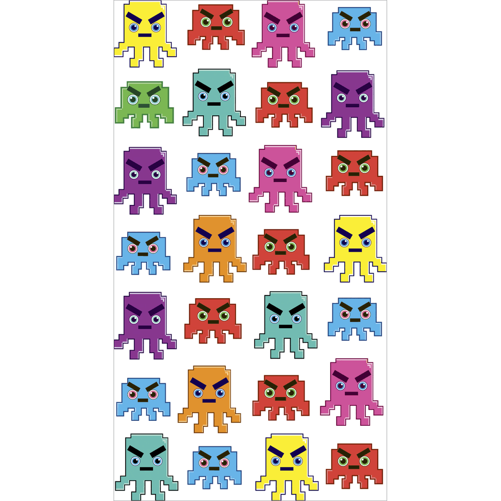 Sticko Alien Space Critters Foil Stickers Planner Supply DIY Crafts Scrapbook