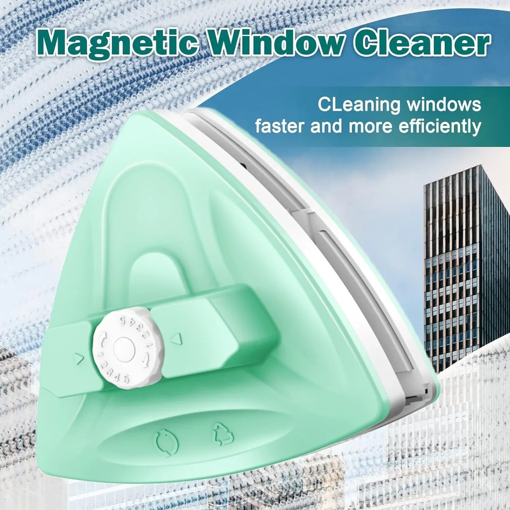 Double Side Magnet Cleaner Brush Magnetic Glass Window Cleaning Wiper High-Rise