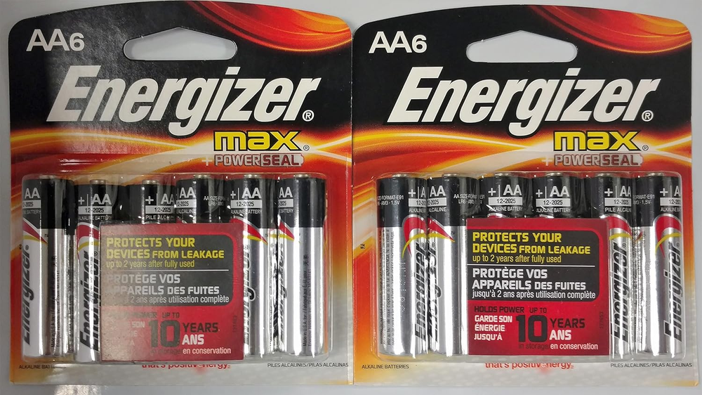 Max AA Batteries 12 Pack (2 X 6 Pack)