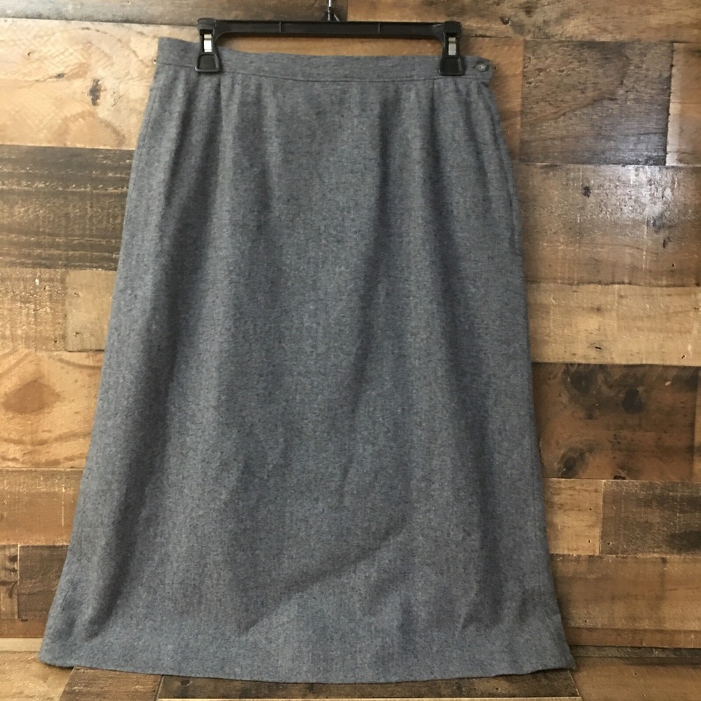 Pendleton 100% Virgin Wool Skirt Women 12 Lagom Career Preppy Academia USA VTG