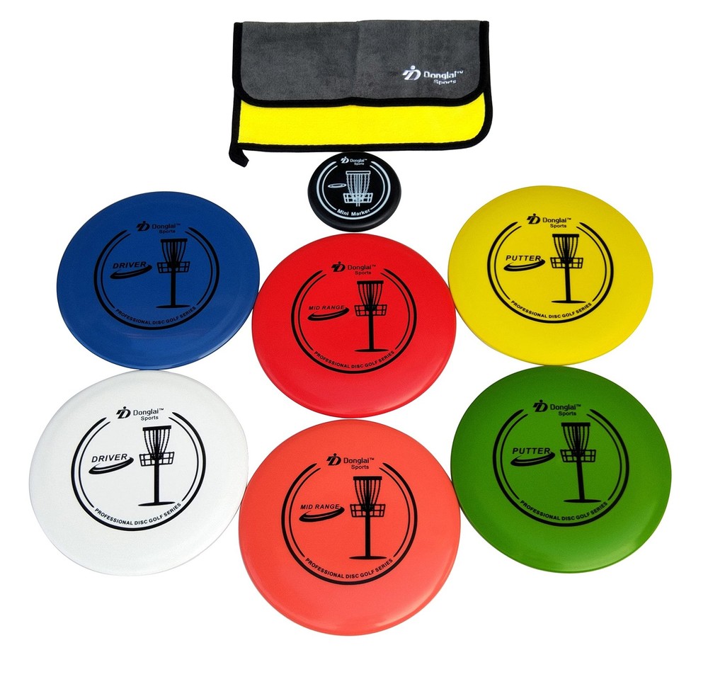 Complete Disc Golf Starter Set with Drivers, Mid-Range and Putters
