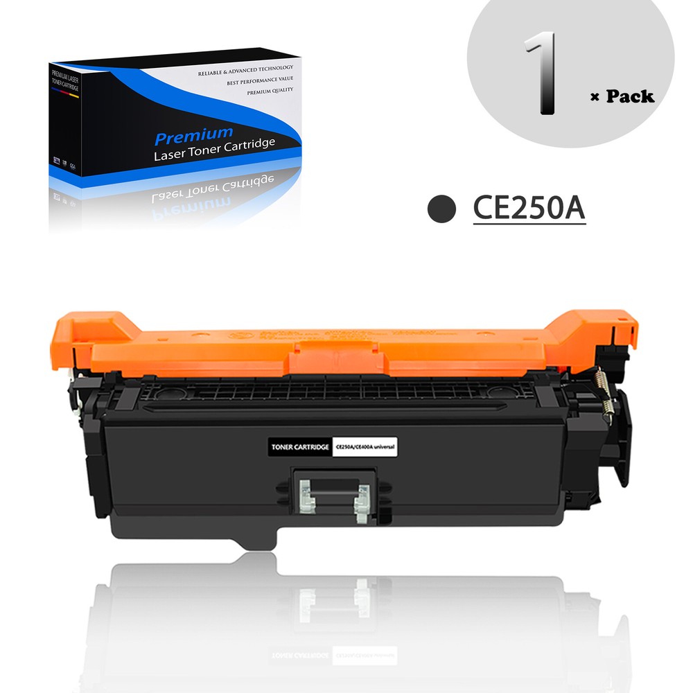 1PK Black CE250A 504A Toner Compatible with HP Color LaserJet CP3525 CP3525dn CP3525n CP3530 Printers  