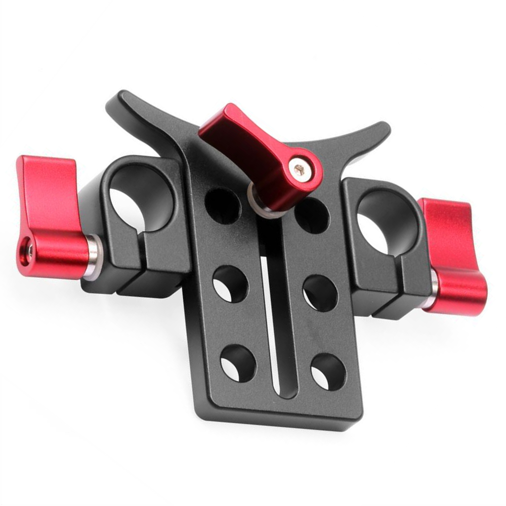 15MM Y-Shaped Support Bracket Adapter For 15mm Extention Tube Clip Aluminum ss