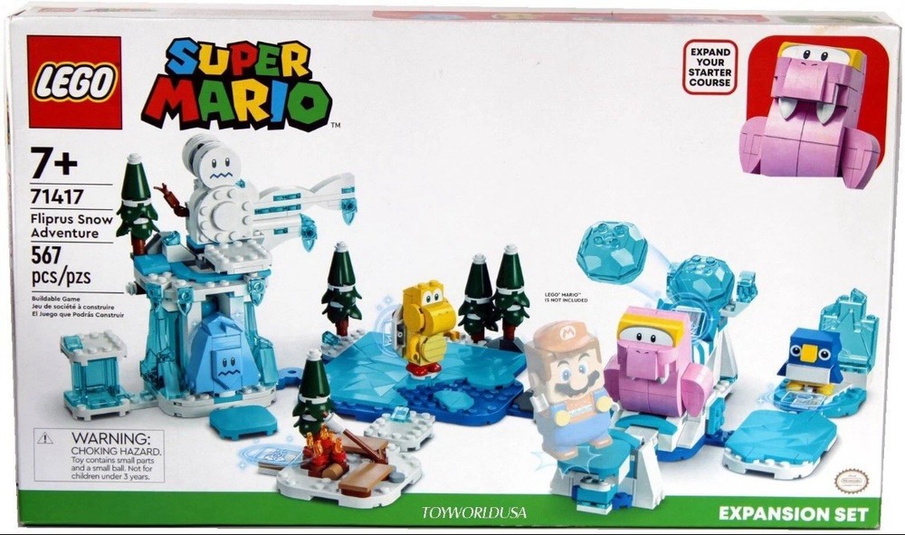 Lego Super Mario Fliprus Snow Adventure Expansion Set 71417