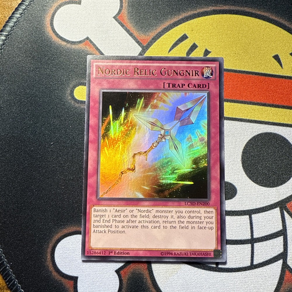 Nordic Relic Gungnir LC5D-EN200 1st Edition Legendary Collection 5D's Card