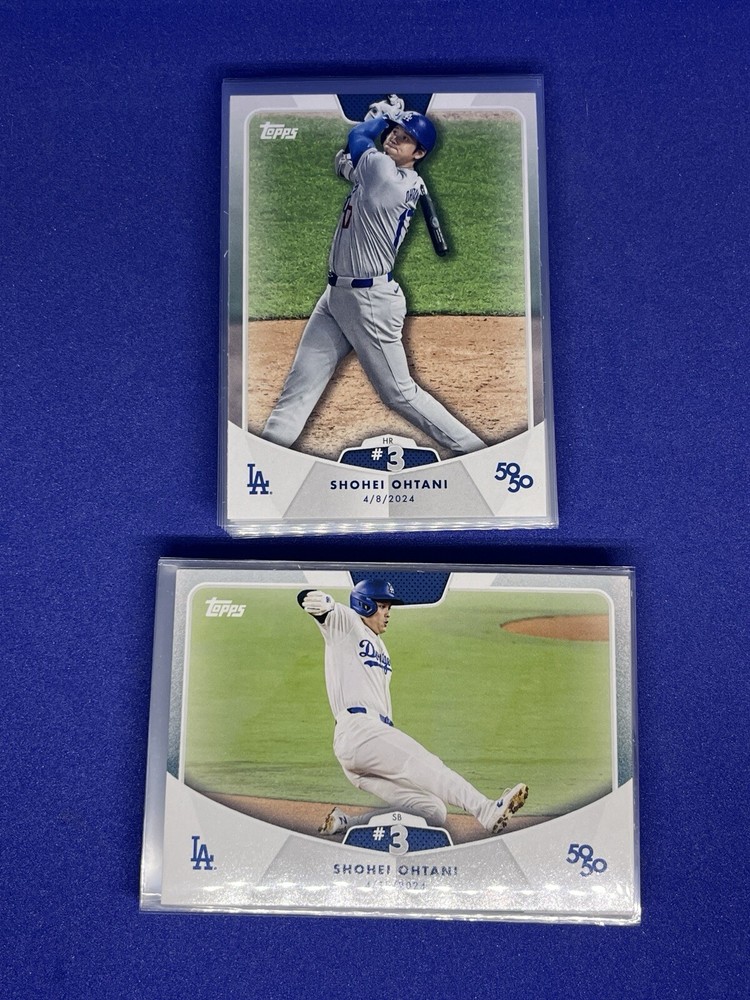 2024 Topps Shohei Ohtani 50/50 Base Singles Dodgers Set Collectors Must Have