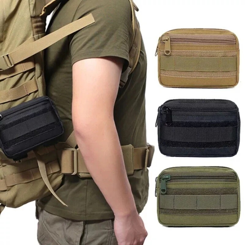 Tactical MOLLE Waist Pouch for Military EDC Gear & Utility Tools  