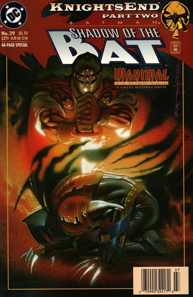 Batman: Shadow of the Bat #29 Newsstand Cover (1992-2000) DC Comics