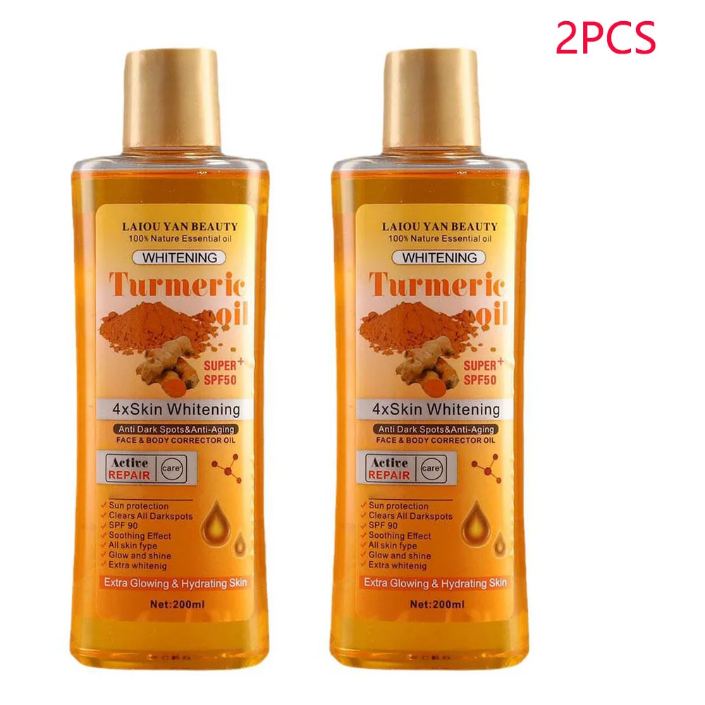Turmeric Essential Oil 200ml for Face Body Massage and Moisturizing Skincare