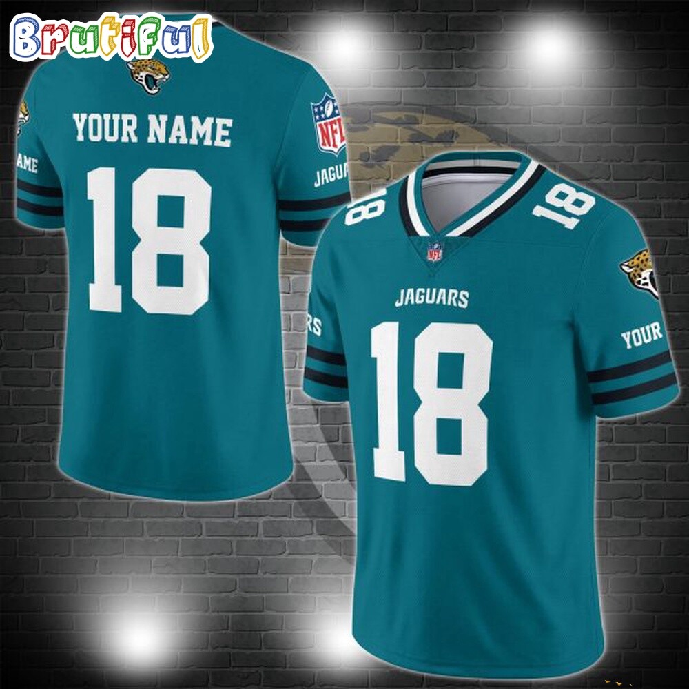 Jacksonville Jaguars Custom Team Football Jersey Shirt