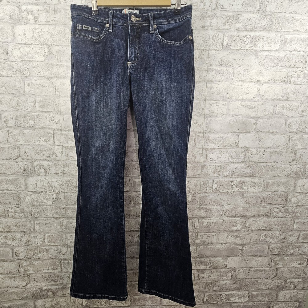 Lee Womens Size 8 Midrise Bootcut Stretch Jeans Medium Wash