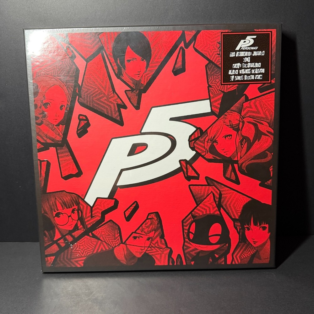 Persona 5 Video Game Soundtrack Essential Edition LP Vinyl Record Album 4xLP NEW