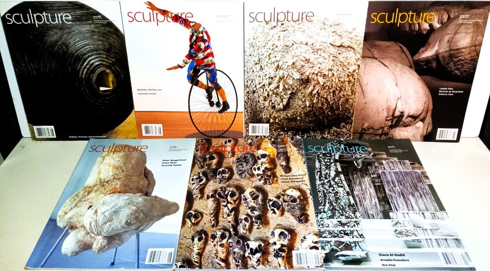 Lot of 7 Sculpture magazines