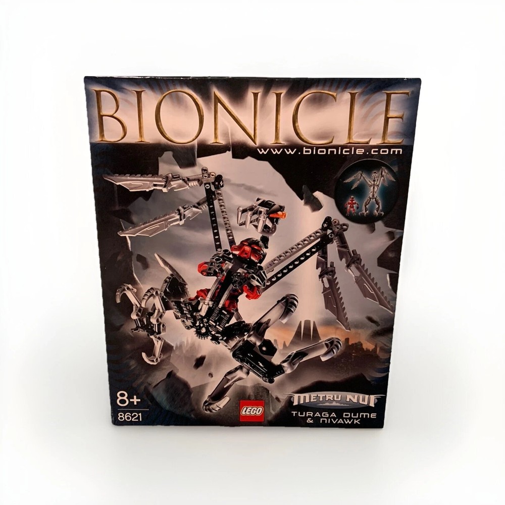 LEGO BIONICLE Turaga Dume and Nivawk Action Figure Set 8621