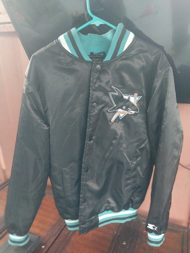 San Jose Sharks Exclusive Satin Bomber Jacket by Shoe Palace