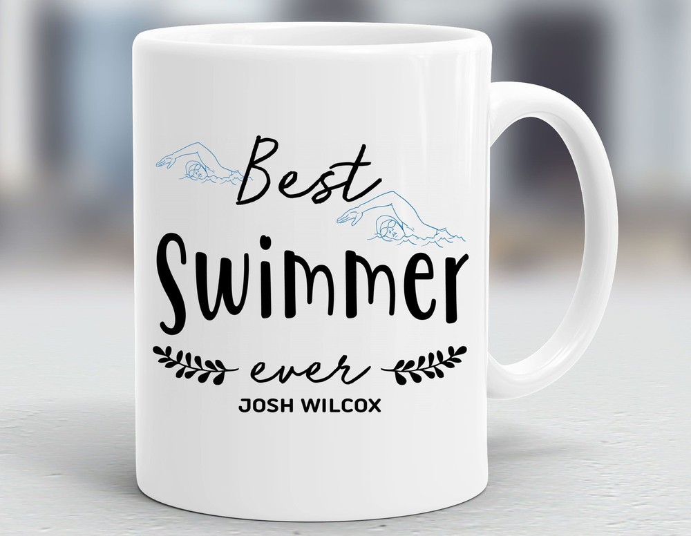 Personalized Swimmer Mug Swimmer Gift Gift Ideas For Swimmer Presents For