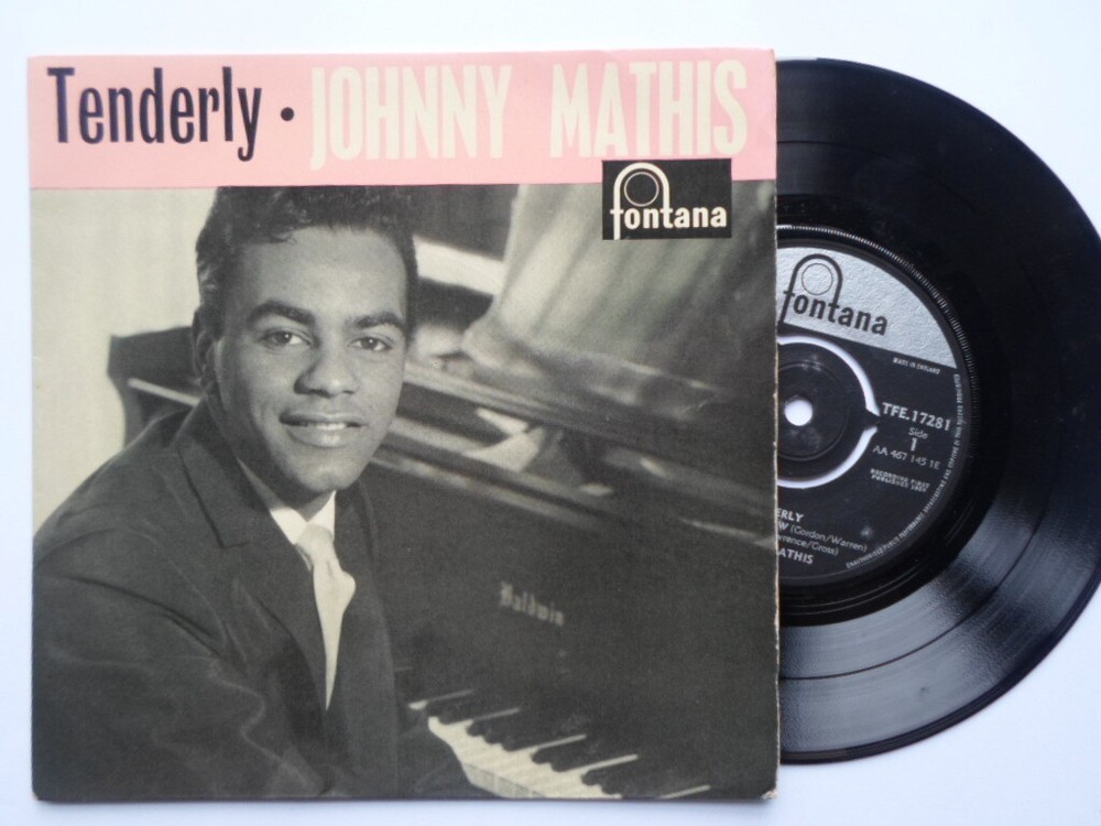 Johnny Mathis Tenderly EP Fontana TFE17281 VG/VG 1959 Tenderly