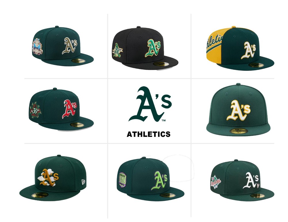 2024 New MLB Oakland Athletics New Era 59FIFTY Size Cap