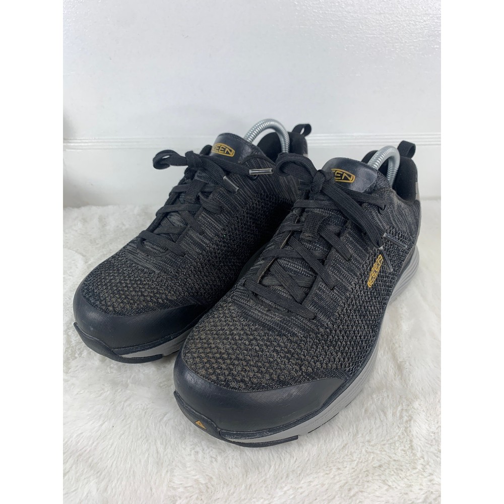Keen Utility Sparta ESD Women’s Safety Work Shoes Size 9W Black/Gray Flannel