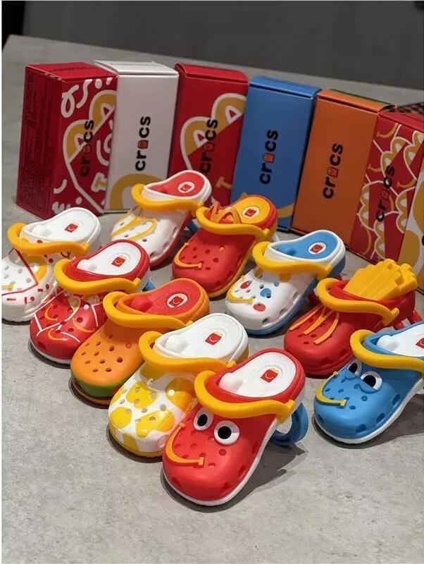 2024 McDonalds Mini Crocs Keychain Happy Meal Toys Completed Set All 10 PCS Toy