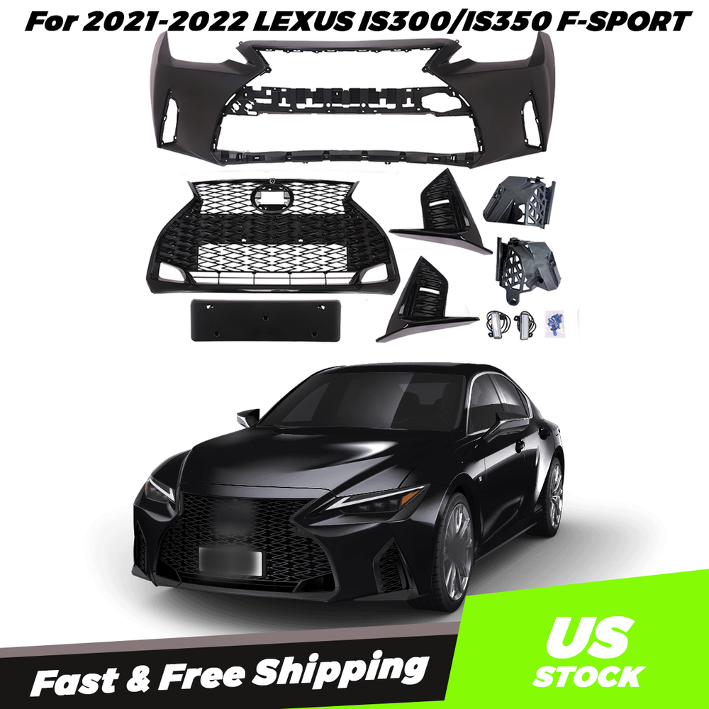 Front Bumper Cover Fits For 2021-2022 LEXUS IS300/IS350 F-SPORT