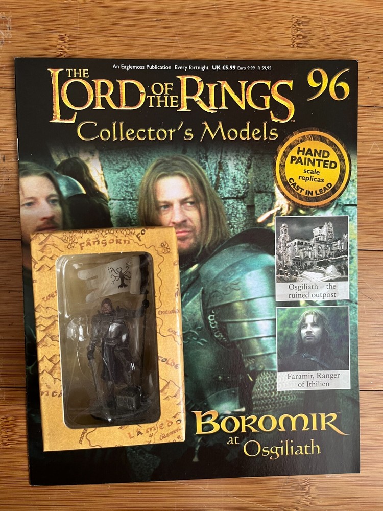 LORD OF THE RINGS COLLECTOR'S MODELS EAGLEMOSS ISSUE 96 BOROMIR & OSGILIATH
