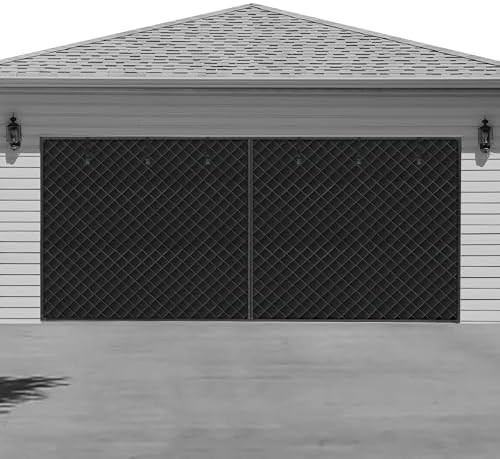 Garage Door Screen for Winter，Garage Door Insulation Kit，Magnetic Thermal