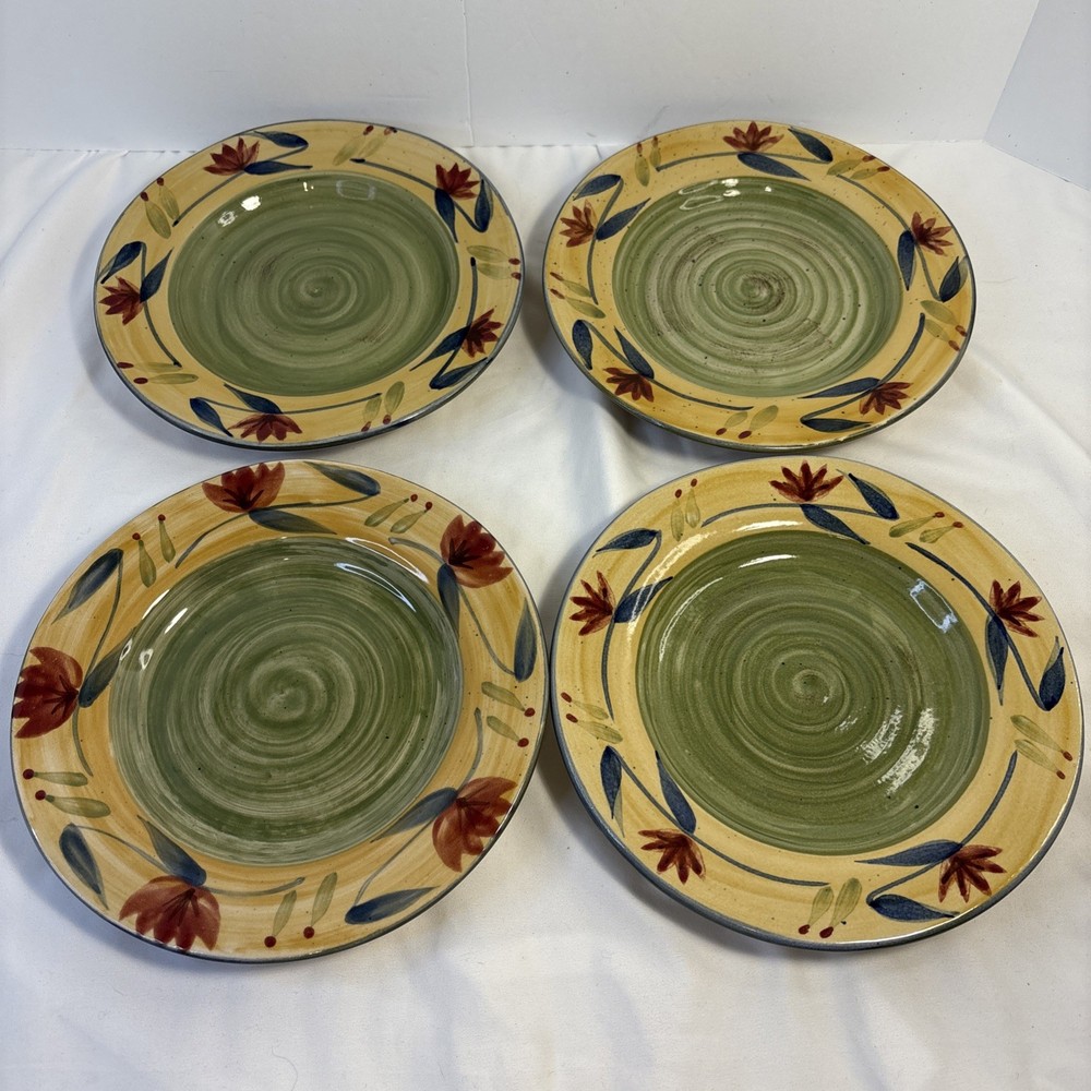 Pier 1 Elizabeth Hand Painted Stoneware 8