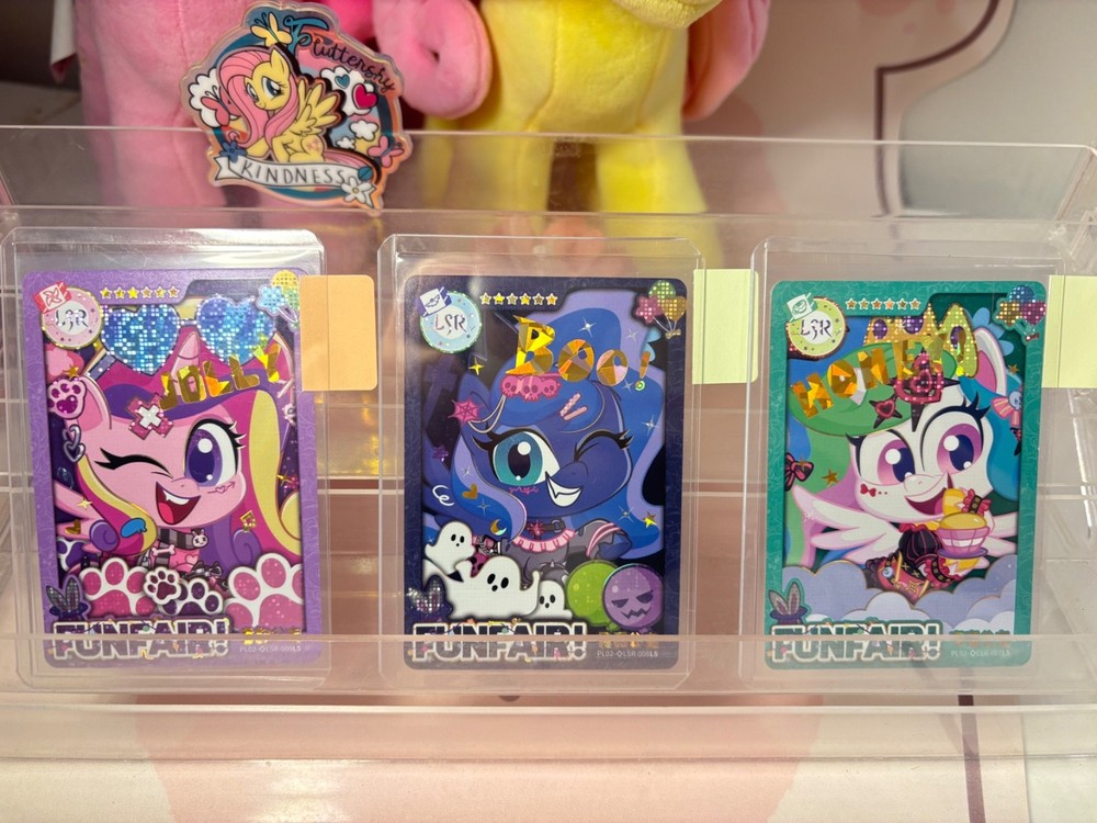 My Little Pony Kayou CCG-Secret LSR Apple Jack, Princess Luna, Celestia, Cadance