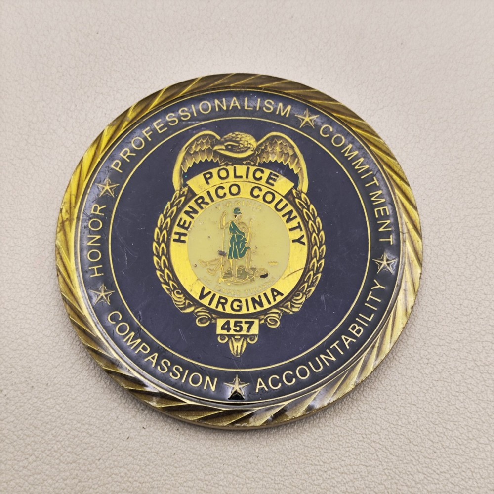 Henrico County Virginia Police Department Challenge Coin #2